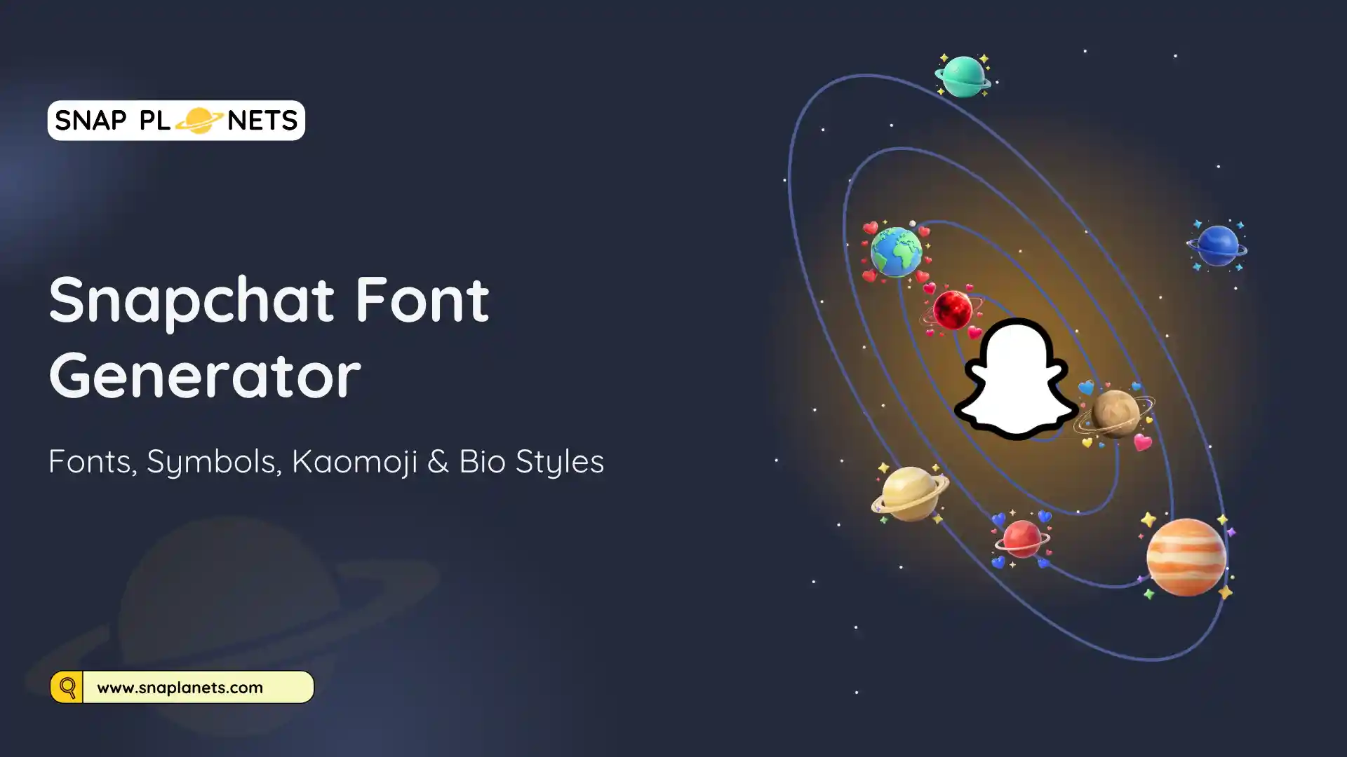 Snapchat Font Generator 100+ Stylish Fonts, Symbols, Kaomoji & Bio Styles (Copy & Paste)